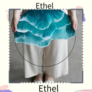 Ethel1 จี้อะคริลิคใส รูปคลื่นทะเล สําหรับแขวนตกแต่งผนังบ้าน สํานักงาน