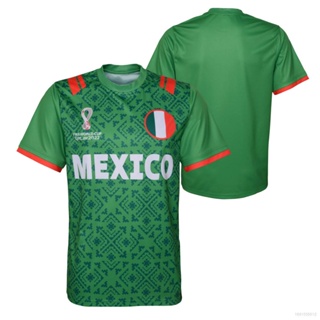 เสื้อยืดคอกลม แขนสั้น พิมพ์ลาย World Cup Mexico Jersey Fans พลัสไซซ์ สําหรับทุกเพศ