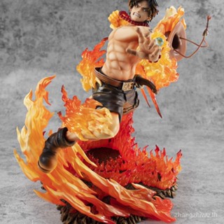 โมเดล One Piece POP Fire Fist Ace MAX ครบรอบ 15 ปี กล่องของขวัญ แฮนด์เมด