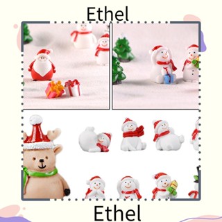 Ethel1 ฟิกเกอร์ซานตาคลอส ตกแต่งสวน คริสต์มาส DIY 1 ชิ้น