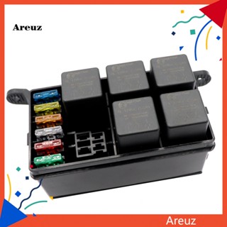 Are กล่องฟิวส์รีเลย์ 12V 6 ทาง อุปกรณ์เสริม สําหรับรถยนต์