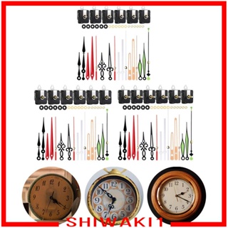 [Shiwaki1] กลไกนาฬิกาแขวนผนัง DIY แบบเปลี่ยน สําหรับบาร์ ออฟฟิศ 6 ชุด