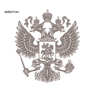 &lt;Dobetter&gt; สติกเกอร์ตราสัญลักษณ์ ตรานกอินทรีรัสเซีย สําหรับติดตกแต่งรถยนต์