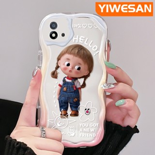 เคสโทรศัพท์มือถือแบบนิ่ม ใส กันกระแทก ลายการ์ตูนเด็กผู้หญิงซนน่ารัก สีสันสดใส สําหรับ Realme C20 C20A C11 2021 C11 2020 Narzo 50i