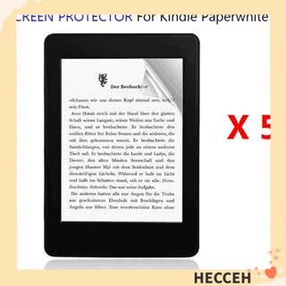 Hecceh การ์ดป้องกันรอยนิ้วมือ 6 นิ้ว สําหรับ Kindle Paperwhite 4 2018 5 ชิ้น