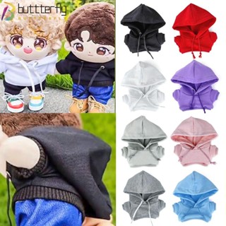 Buttterfly เสื้อกันหนาว มีฮู้ด แฮนด์เมด อุปกรณ์เสริม สําหรับตุ๊กตา 10 ซม.