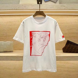 【kenzo T-shirt 】ของแท้ เสื้อยืด พิมพ์ลายดาว 23731