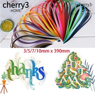 Cherry3 กระดาษไข ขนาด 3 5 7 10 มม. สําหรับทํางานหัตถกรรม