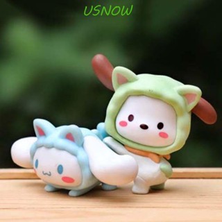 Usnow โมเดลฟิกเกอร์ Kuromi Melody Cinnamoroll Melody สําหรับเก็บสะสม 5 ชิ้น ต่อชุด