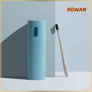 Rowans ที่จัดระเบียบยาสีฟัน แปรงสีฟัน เดินทาง มัลติฟังก์ชั่น สีฟ้า สําหรับตั้งแคมป์ เดินทาง บ้าน