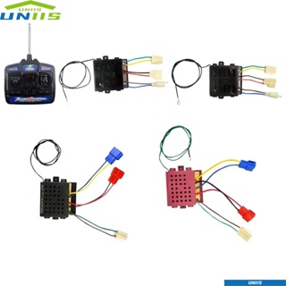 Uniis ตัวรับสัญญาณรถไฟฟ้า พลาสติก 6V 12V 27MHZ อุปกรณ์เสริม สําหรับเด็ก