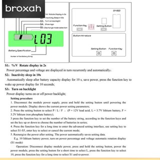 โวลต์มิเตอร์ หน้าจอ LCD แสดงสถานะความจุแบตเตอรี่ สําหรับรถจักรยานยนต์ รถยนต์