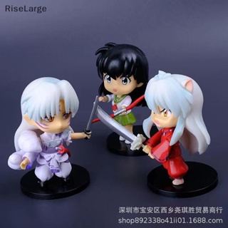 [RiseLarge] ใหม่ โมเดลฟิกเกอร์ PVC อนิเมะ Inuyasha Sesshoumaru Higurashi Kagome Kikyo Kawaii