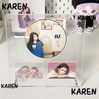 Karen ขาตั้งแสดงแผ่น CD โฟโต้การ์ด 3 นิ้ว