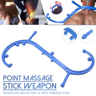 Body Back Buddy Trigger Point Therapy Self Massage Tool S-Shaped Hook Massager