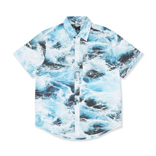 NEW ERA เสื้อรุ่น VACATION CLUB SHORT SLEEVES SHIRT NAVY