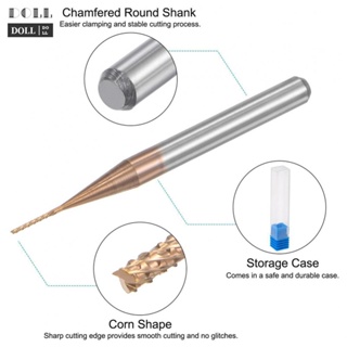 ⭐24H SHIPING ⭐End Mill Left Hand 0.5mm X 4mm 1/8" Corn Shape High Quality Router Bits