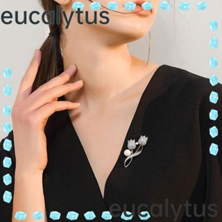 Eucalytus1 เข็มกลัด พลอยเทียม คุณภาพสูง 2 ชิ้น