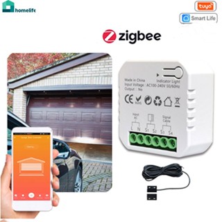 Tuya ZigBee Smart DIY Switch Module ประตูโรงรถ Rolling Shutter Door Open/Close Controller APP Remote Control with Zigbee Gateway home home