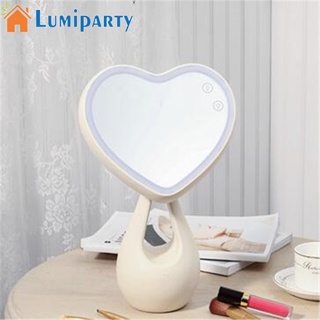 Lumiparty โคมไฟตั้งโต๊ะ LED รูปหัวใจ แบบพกพา ชาร์จได้ สีสันสดใส