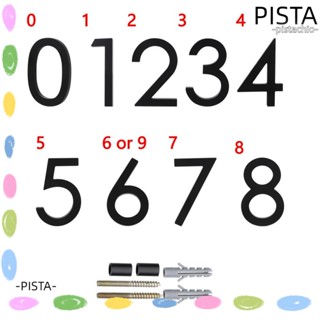 Pista ป้ายตัวอักษร ตัวเลข 911 5 นิ้ว สําหรับตกแต่งบ้าน สวน