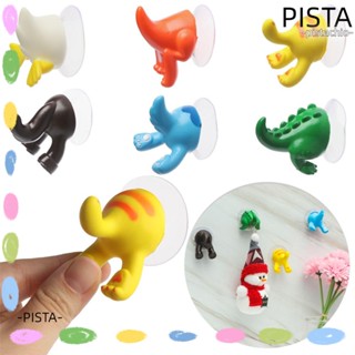 Pista ตะขอแขวนกุญแจ แบบตัวดูดติดผนัง กันน้ํา ลายการ์ตูน