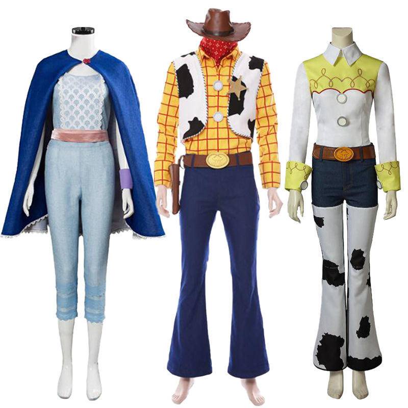 [Wetrose] ชุดคอสเพลย์ฮาโลวีน Toy Story Woody Shepherdess Bo Peep Tracy Suit set