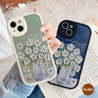 เคสโทรศัพท์มือถือแบบนิ่ม กันกระแทก ลายภาพวาดสีน้ํามัน รูปดอกไม้ สําหรับ Redmi 12C 9C 9 10A 10 9A A1 10C 9T A2 Note 11 10s 8 9 11s 9s 10 Pro+ K40s POCO M3 X3 NFC Mi 11Lite