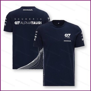 เสื้อยืดแขนสั้น พิมพ์ลายทีม Scuderia AlphaTauri พลัสไซซ์ 2023 F1