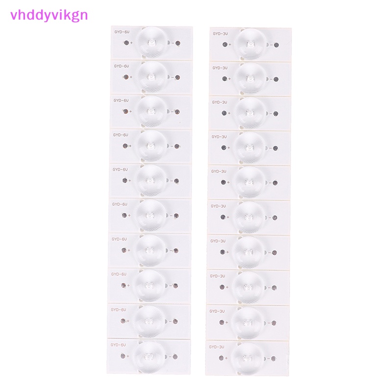Vhdd หลอดไฟแบ็คไลท์ LED 3V 6V 10 ชิ้น พร้อมเลนส์ออปติคอล TH