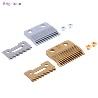 Brightstar ใหม่ ใบมีดปัตตาเลี่ยนตัดผม เหล็ก แบบมืออาชีพ