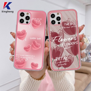 เคสโทรศัพท์มือถือ TPU แบบนิ่ม ลายดอกทิวลิป สําหรับ Infinix Smart 6 5 4 4C 5 Pro  Hot 10 11 Play 10 10t 10s NFC 10i 9 Pro 10 Lite 11 Plus Hot 9 Play 11 11S NFC Tecno Spark 5 PRO A15 A16 A9 A5 A7 A5S Y12 Y20 Y15S Y21S A12