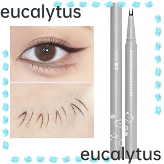 Eucalytus1 ดินสอเขียนขนตาล่าง ดูเป็นธรรมชาติ แห้งเร็ว เครื่องมือแต่งหน้า ขนตาปลอม ขนตาปากกา