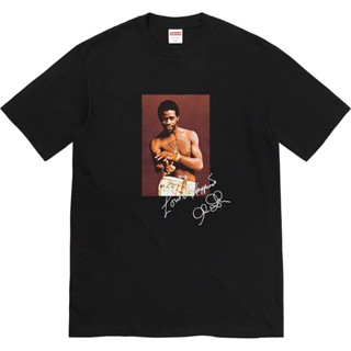 เสื้อยืดแขนสั้น พิมพ์ลายตัวอักษร Sup American Soul Music สําหรับผู้ชาย