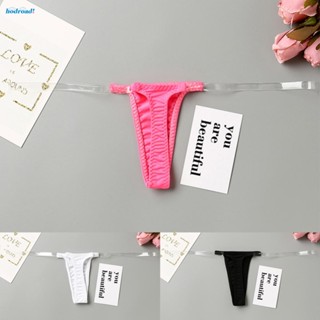 【HODRD】Trendy Womens Low Rise Thongs Panties Sexy G String Underwear with Sheer Design【Fashion】