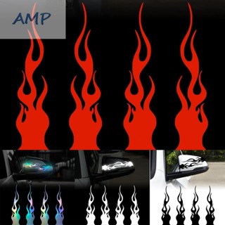 ⚡NEW 8⚡Car Stickers 4 Pcs 5.9\\\ Flame Car Exterior Parts Laptop Skateboard Decal