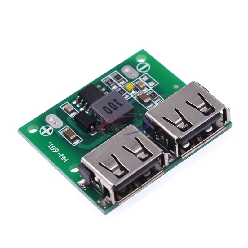9v 12V 24V ถึง 5V DC-DC ขั้นตอนลง Charger โมดูล Dual USB เอาต์พุต Buck 3A รถชาร์จชาร์จ