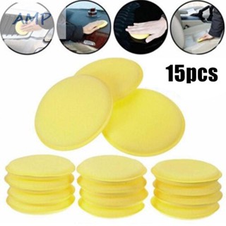 ⚡NEW 8⚡Sponge 15pcs/Set Accessories Applicator Cleaning Detailing Foam Polish