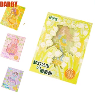 Darby สติกเกอร์ ลายกราฟฟิตี้โป๊กเกอร์ แนวเจ้าหญิง DIY สําหรับตกแต่งสมุดภาพ