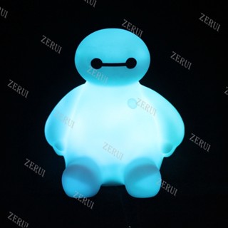 Zr โคมไฟกลางคืน LED ลายการ์ตูน Baymax เปลี่ยนสีได้ สําหรับบ้าน เด็ก ของขวัญ