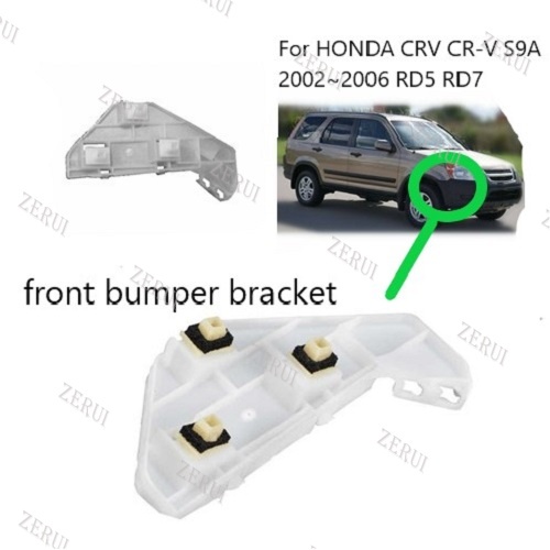 Zr สําหรับคู่กันชนหน้าสนับสนุนกันชนหน้าด้านข้าง Spacer สนับสนุนสําหรับ HONDA CRV RD5 RD7 2002 2003 2