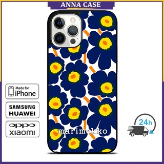 เคสโทรศัพท์มือถือ ลาย Marimekko 18 สําหรับ iPhone 14 Pro Max 13 Pro Max Samsung Galaxy Note10+ S21Ultra