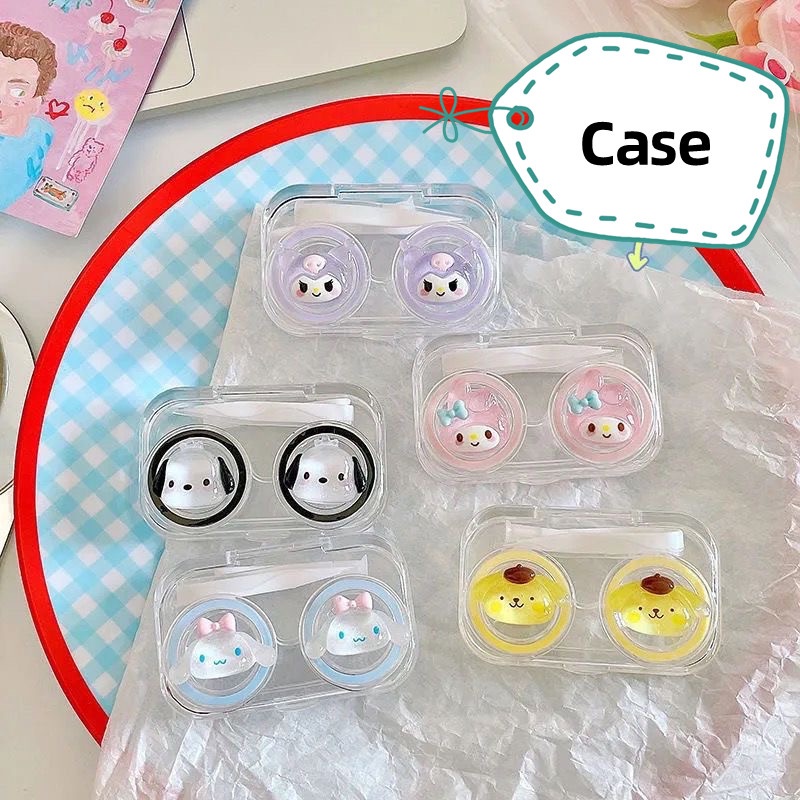 กรณีคอนแทคเลนส์น่ารัก การ์ตูนขนาดเล็ก Cute Cartoon Contact Lens  Case