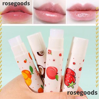 Rosegoods1 ลิปบาล์มผลไม้ บํารุงริมฝีปาก ให้ความชุ่มชื้น ป้องกันริมฝีปากแห้ง