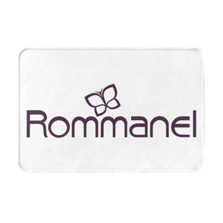 Rommanel (2) พรมเช็ดเท้า ผ้าสักหลาด กันลื่น ดูดซับน้ํา แห้งเร็ว สําหรับห้องน้ํา 16x24 นิ้ว พร้อมส่ง