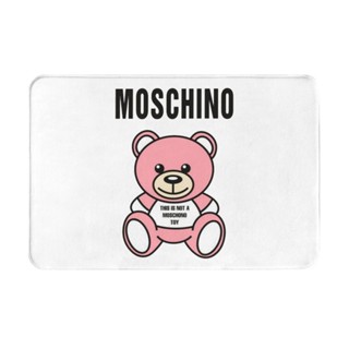 Moschino (2) พรมเช็ดเท้า ผ้าสักหลาด กันลื่น ดูดซับน้ํา แห้งเร็ว สําหรับห้องน้ํา 16x24 นิ้ว พร้อมส่ง