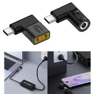 Bonj อะแดปเตอร์แปลง TypeC USB ตัวผู้ เป็น DC- ตัวเมีย สําหรับโน้ตบุ๊ก PC โทรศัพท์มือถือ