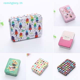 Remitglory กล่องดีบุก ลายการ์ตูน สําหรับใส่เครื่องประดับ ลูกอม เหรียญ ของขวัญ TH