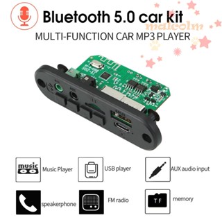 Malcolm บอร์ดถอดรหัส MP3 6W DIY MP3 WAV APE FLAC DC3.7V-5V เครื่องเล่น MP3 สเตอริโอ บลูทูธ 5.0 DIY