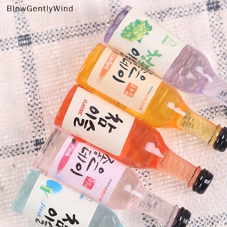 Blowgentlywind โมเดลขวดเบียร์ ไวน์จําลอง เรซิ่น ขนาดเล็ก 1/12 สําหรับตกแต่งบ้านตุ๊กตา 10 ชิ้น BGW